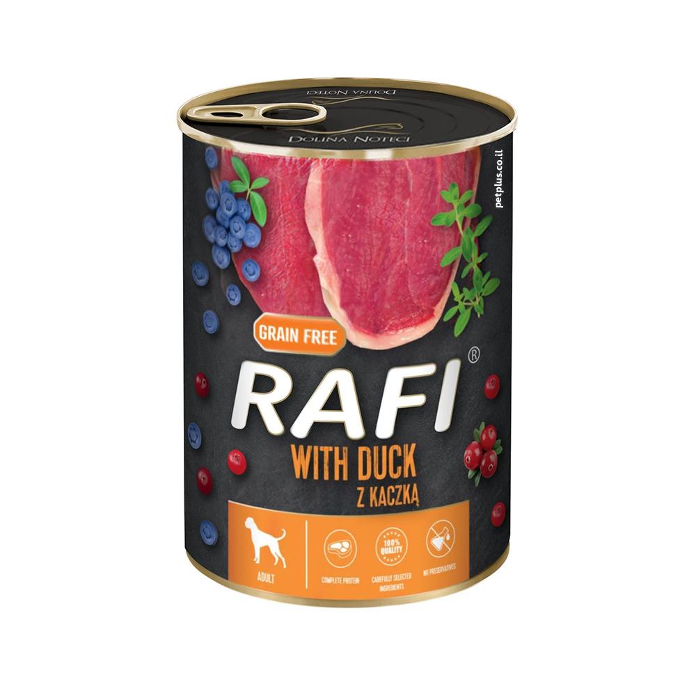 שימורים לכלבים RAFI ברווז