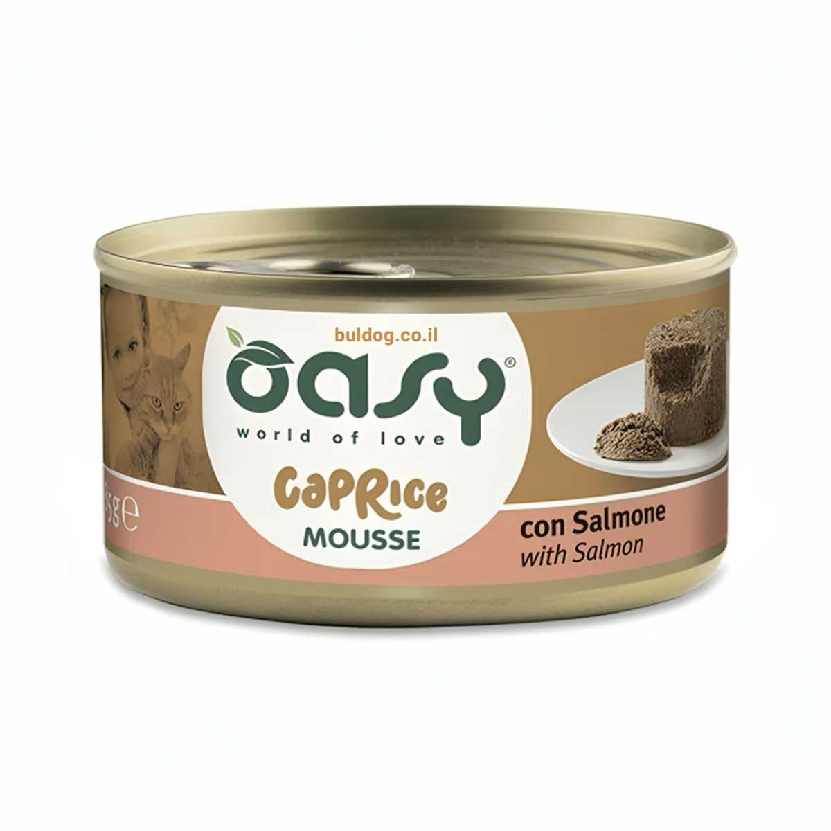אואסי מעדן מוס סלמון 85 גרם Oasy MOUSSE