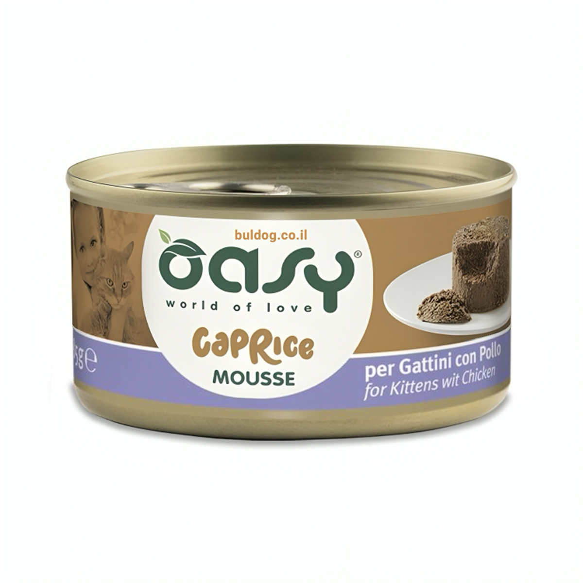 אואסי מעדן מוס עוף לגורי חתולים 85 גרם Oasy MOUSSE