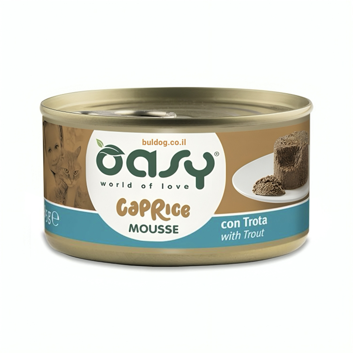 אואסי מעדן מוס פורל 85 גרם Oasy MOUSSE
