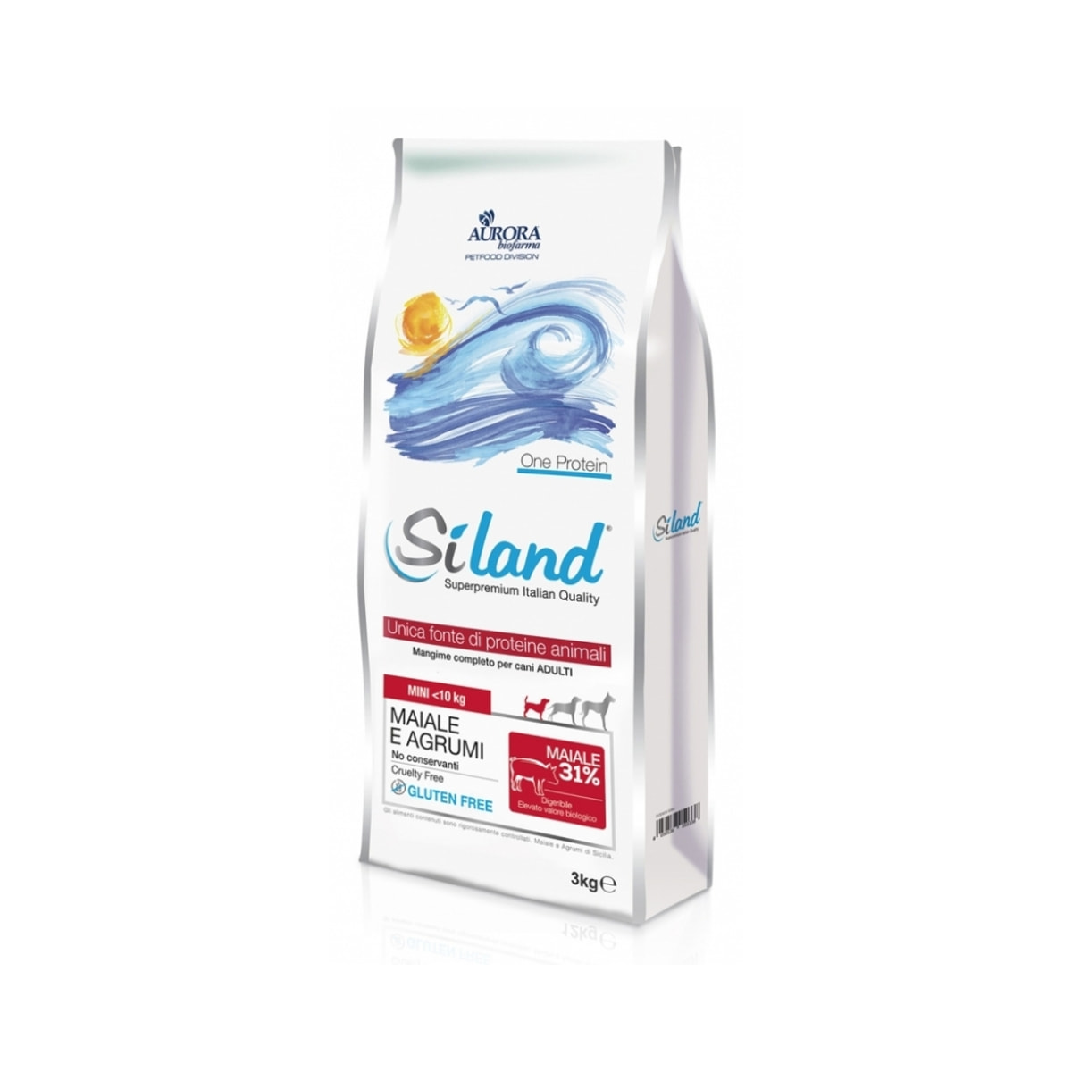 siland one protein pork citrus adult mini dog 3kg
