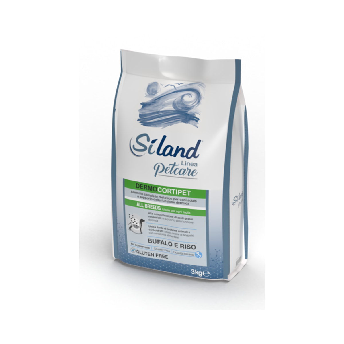 siland petcare dermocortipet buffalo rice adult dog 3kg