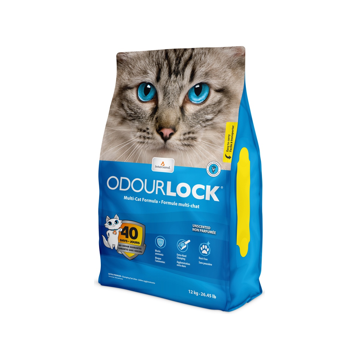 ODOURLOCK חול מתגבש - חול לחתולים