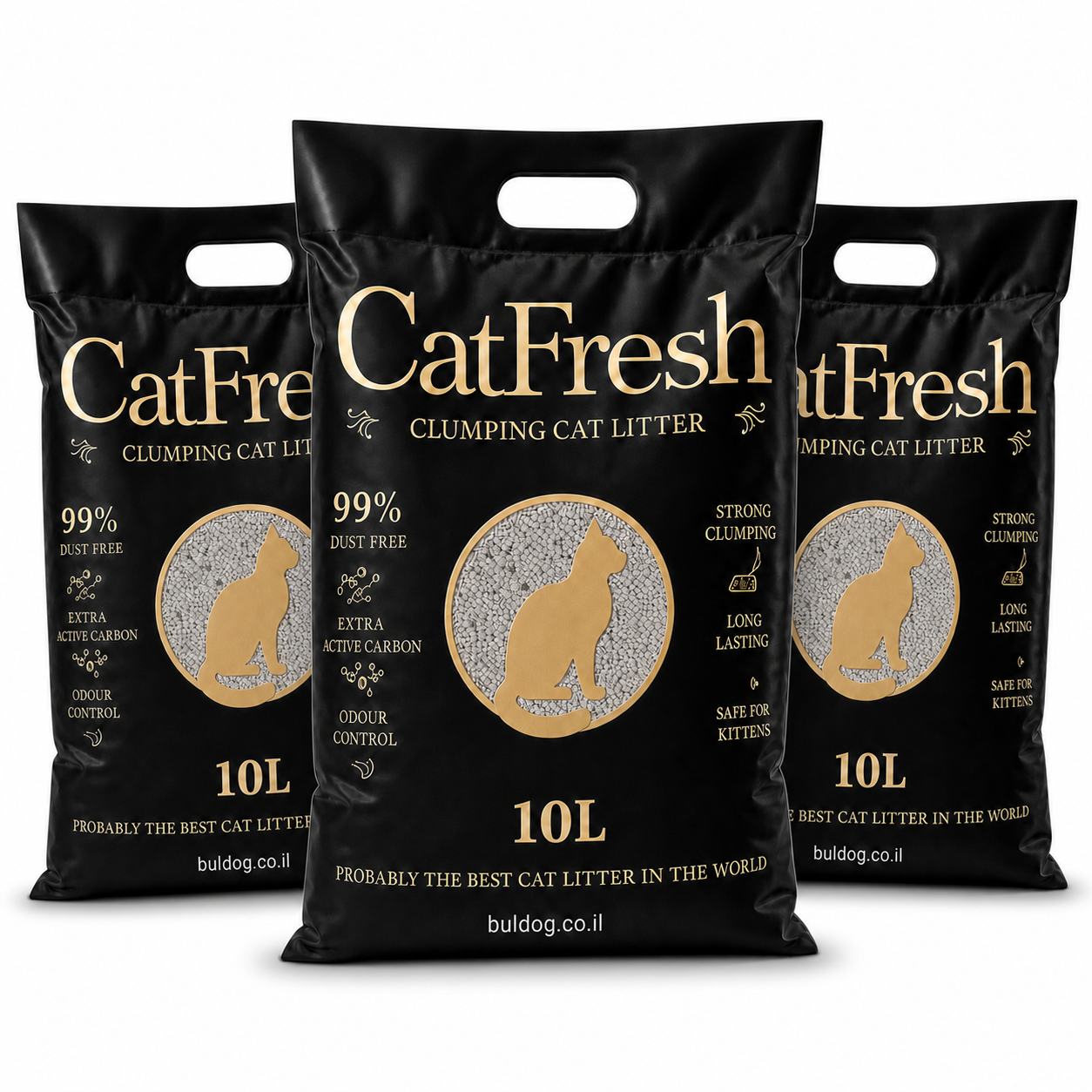 CatFresh חול מתגבש פחם פעיל - חול לחתולים