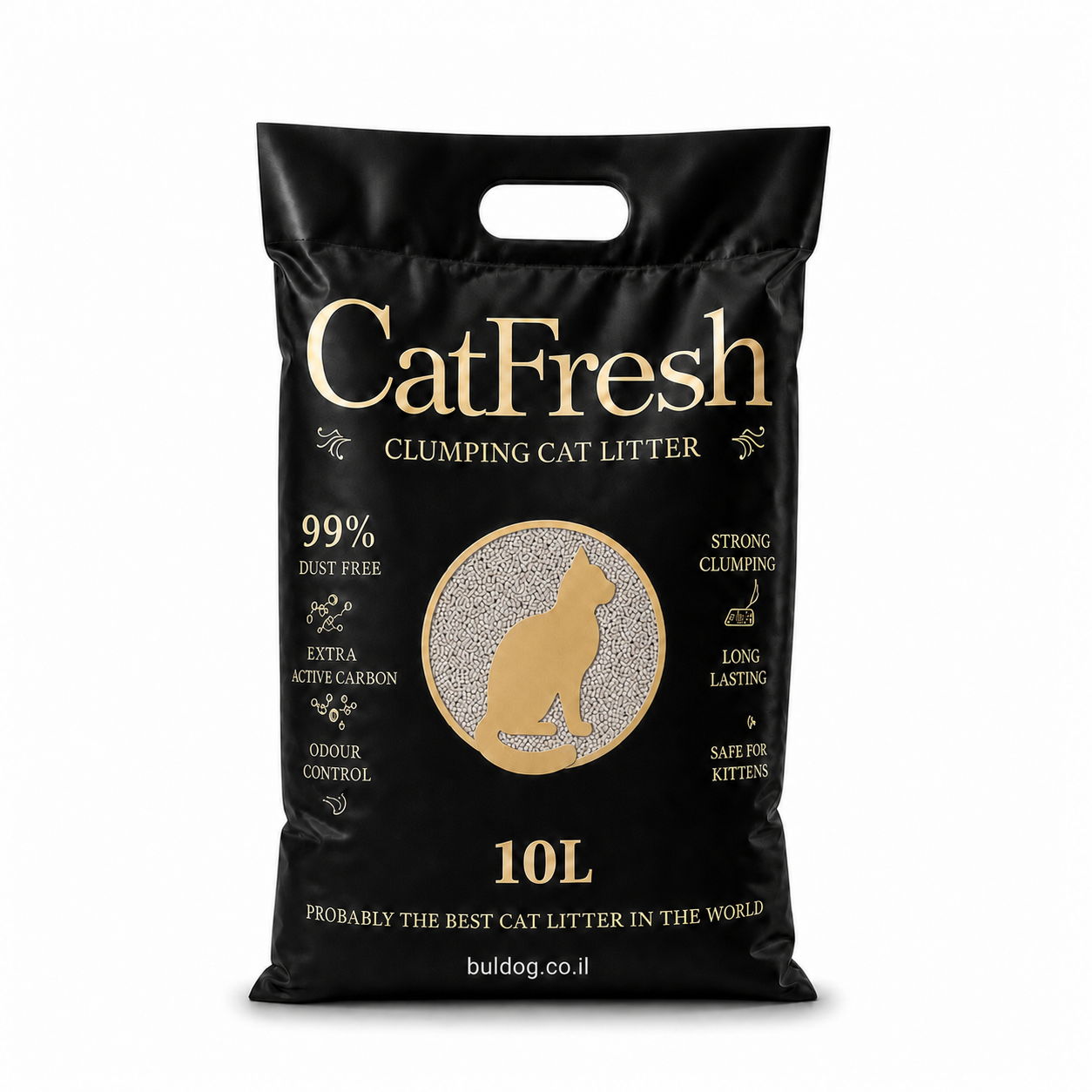 CatFresh חול מתגבש פחם פעיל - חול לחתולים