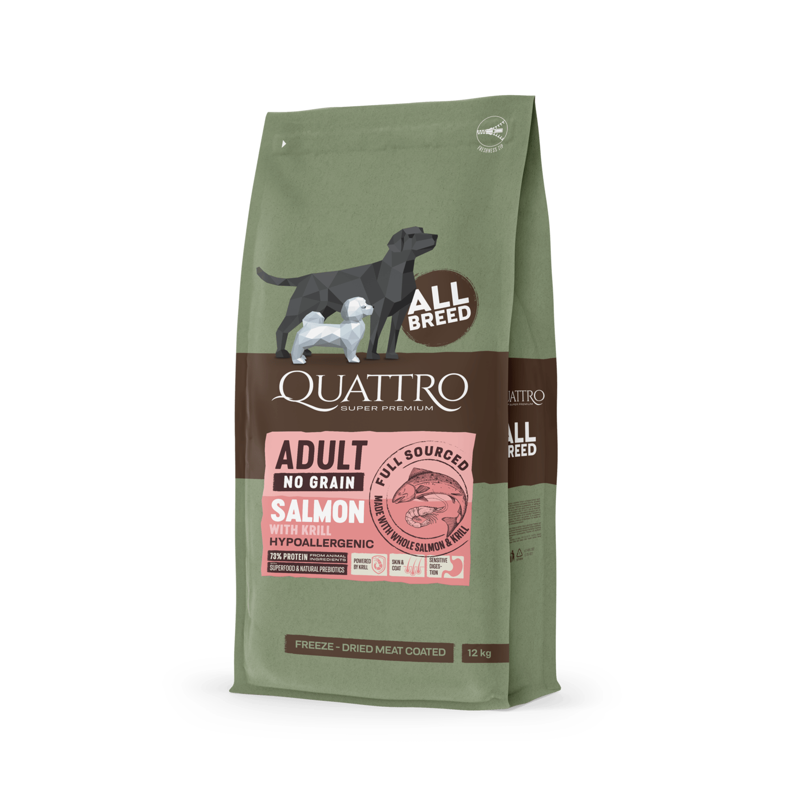 quattro salmon square