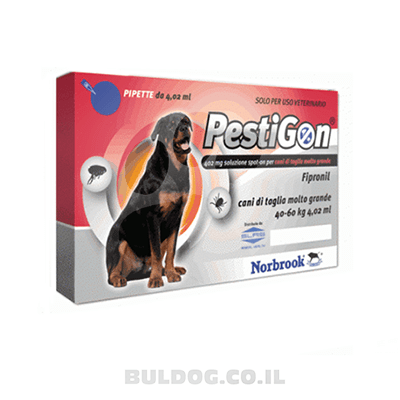 PestiGon טיפות - טיפול בפרעושים וקרציות לכלבים