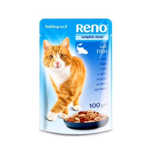 פאוץ רנו 100 גרם מזון רטוב דגים