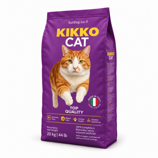 אוכל לחתולי חצר קיקו קט kikko cat