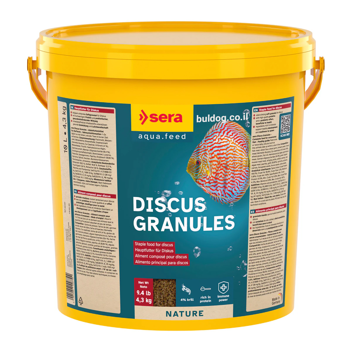 sera Discus Granules 10L (4.3kg)