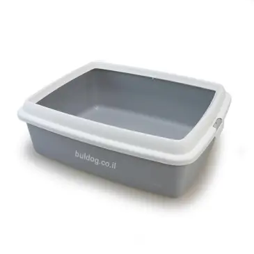 ארגז חול פתוח לחתולים הידרה מקסי אפור