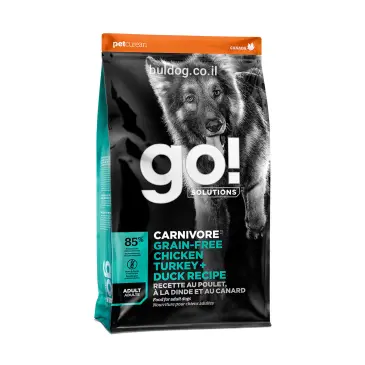 גו קרניבור ללא דגנים עוף הודו וברווז