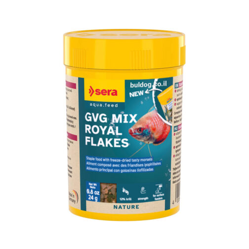 סרה מזון לדגים GVG מיקס רויאל פלאקס 100 מ'ל