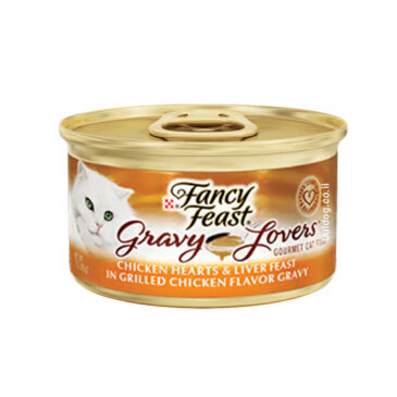 פנסי פיסט לבבות עוף וכבד ברוטב עשיר 85 גרם