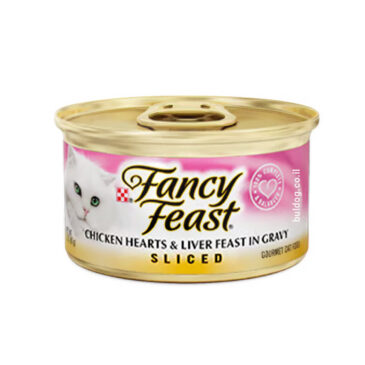 פנסי פיסט פרוסות לבבות עוף וכבד ברוטב 85 גרם