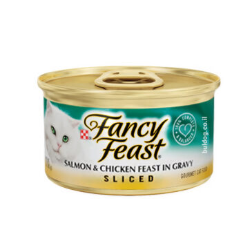 פנסי פיסט פרוסות סלמון ועוף ברוטב 85 גרם