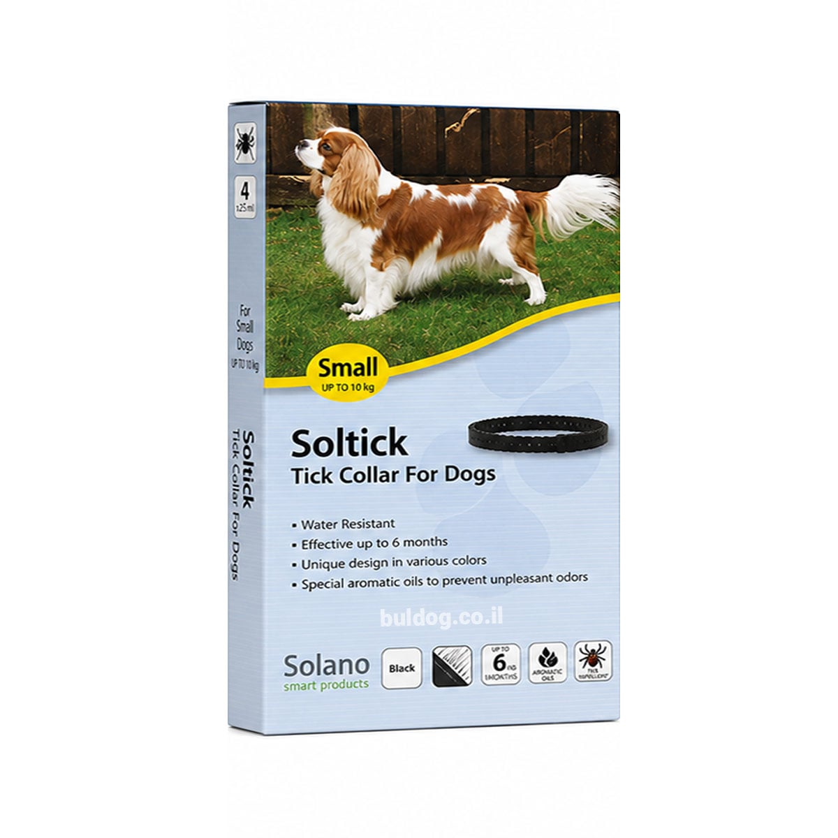 Soltick קולר נגד קרציות - טיפול בפרעושים וקרציות לכלבים