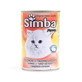 שימורי סימבה הודו וכליות לחתול 415 גרם