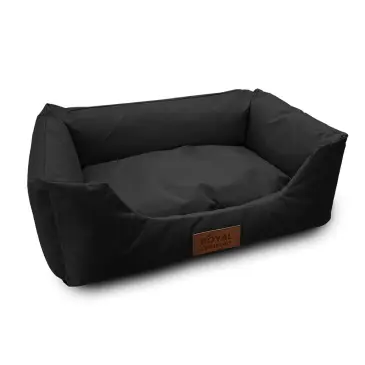 מיטה לכלב קטן רויאל בצבע שחור