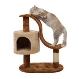 מתקן גירוד לחתול. צורת גל