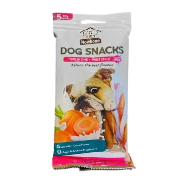 חטיף טוויסט סטיקס גזר 80 גרם