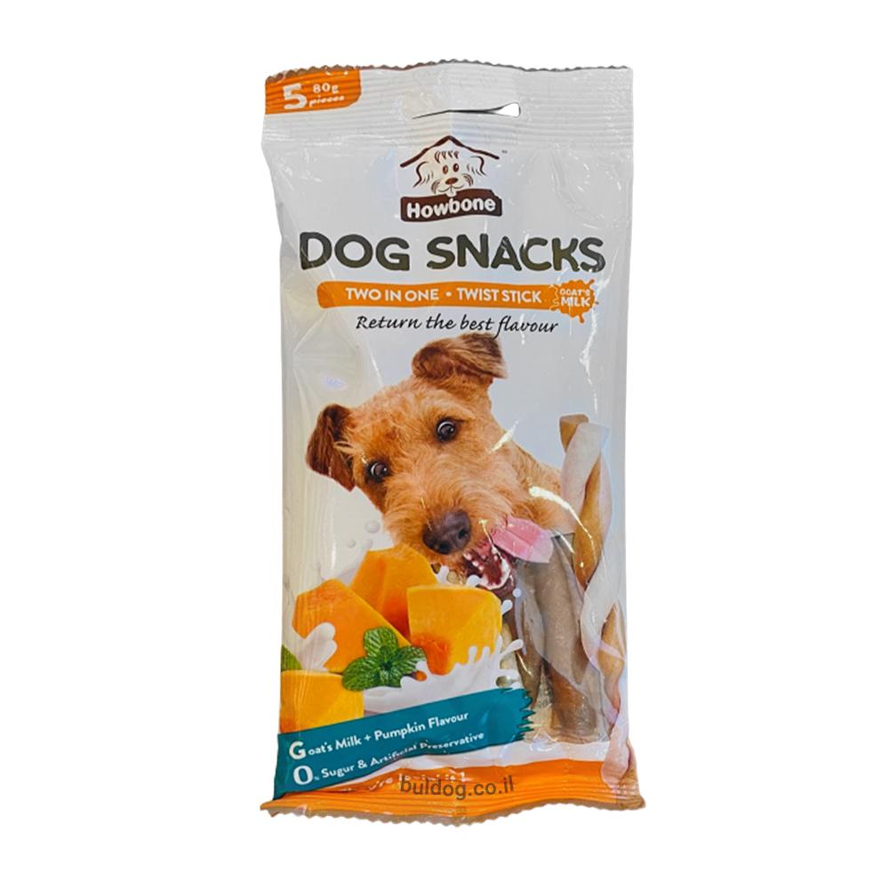 חטיף טוויסט סטיקס דלעת 80 גרם