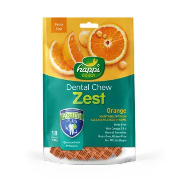 חטיף דנטלי לכלב בטעם תפוז