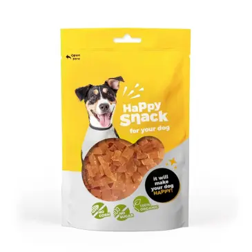 חטיף לכלב הפי מיני קוביות עוף