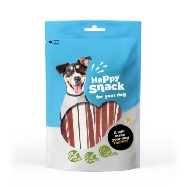 חטיף לכלב הפי סנדוויץ ברווז ודג