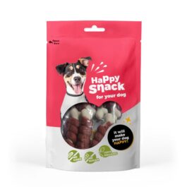 חטיף לכלב הפי עצמות סידן בציפוי בקר