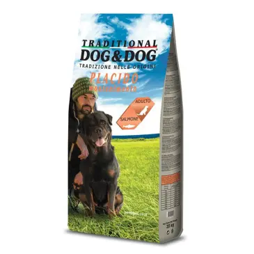 אוכל לכלבים דוג אנד דוג בטעם סלמון