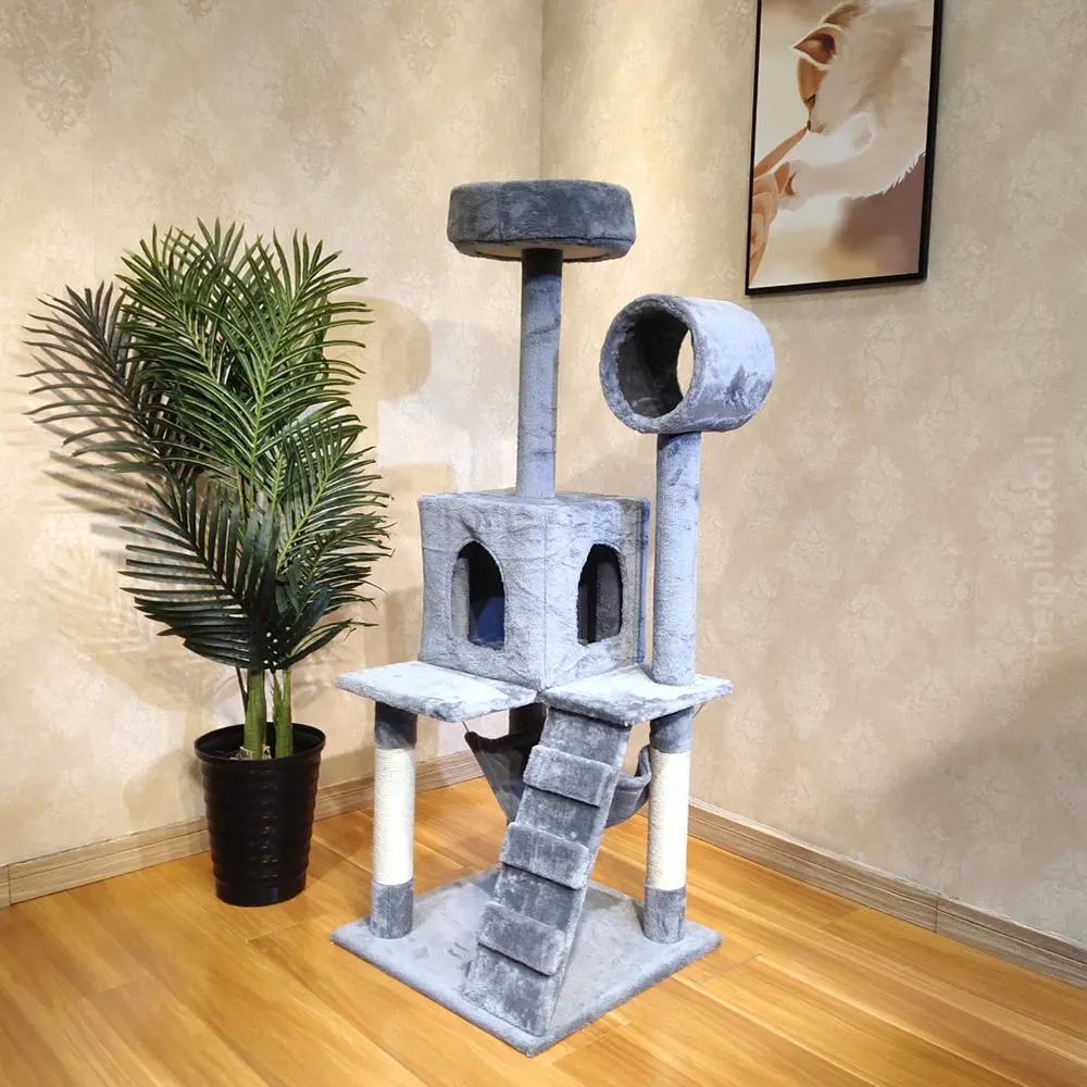 מתקן גירוד LZ0145 אפור לחתול