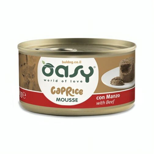 אואסי מעדן מוס בקר 85 גרם Oasy MOUSSE