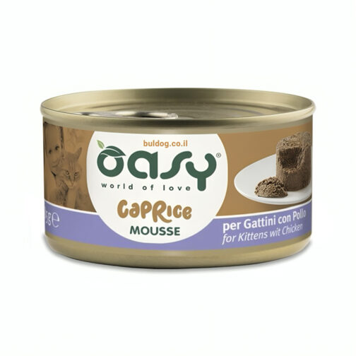 אואסי מעדן מוס עוף לגורי חתולים 85 גרם Oasy MOUSSE