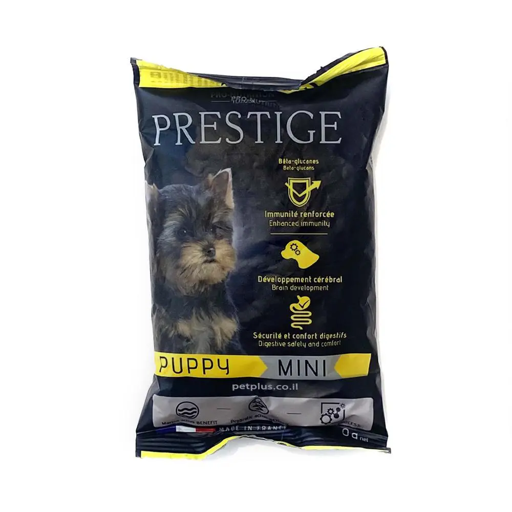 דוגמית אוכל לכלבים פרסטיז פאפי מיני