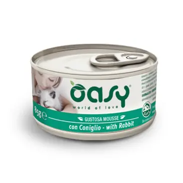 מעדן לחתול OASY בטעם ארנב