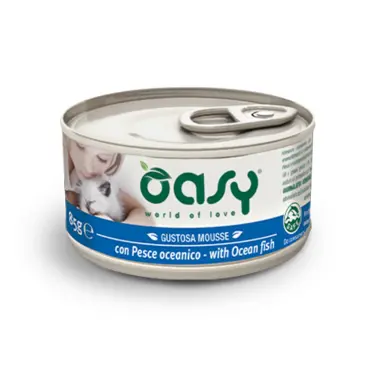 מעדן לחתול OASY בטעם דגי אוקיינוס