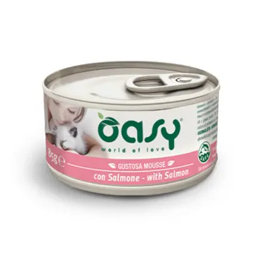 מעדן לחתול OASY בטעם סלמון