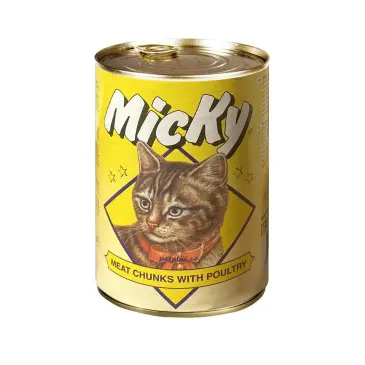 שימור לחתול מיקי בטעם עוף