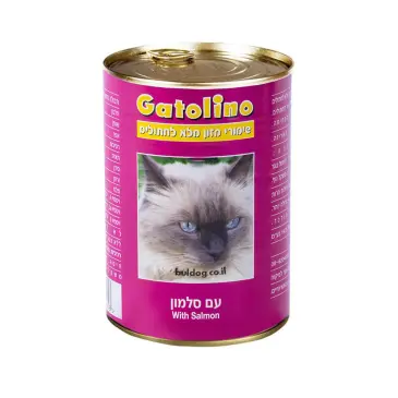 שימורים לחתול גטולינו סלמון