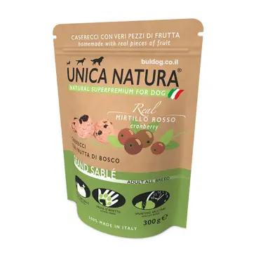 ביסקוויט אוניקה נטורה אוכמניות 300 גרם