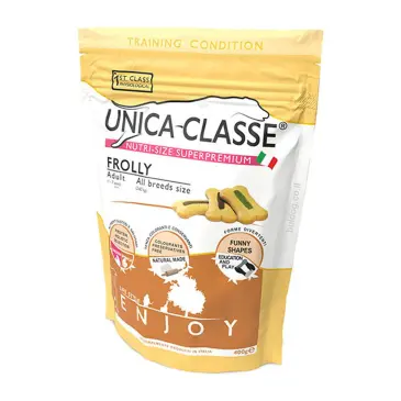 גאדה ביסקוויט אוניקה קלאס עוף ותרד 400 גרם