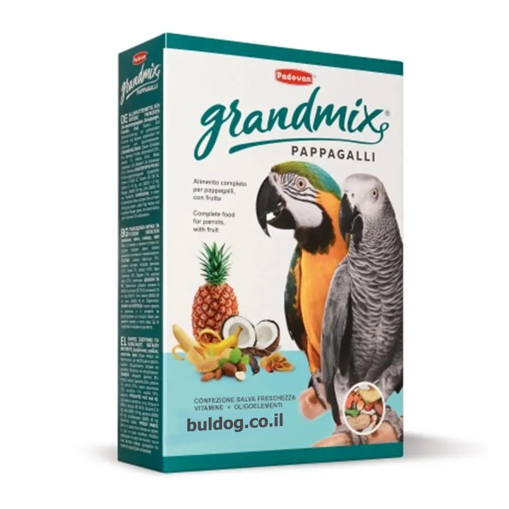 מזון לתוכים GRANDMIX תוכי גדול