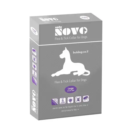קולר משולב SOLO NOVO נגד קרציות ופרעושים לכלב גדול
