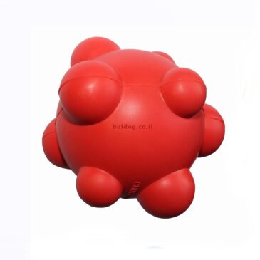 צעצוע לכלב כדור מולקולה אדום