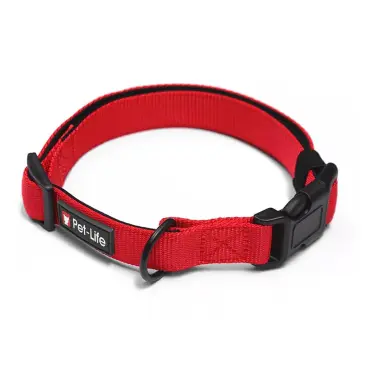 קולר לכלב פט לייף אדום