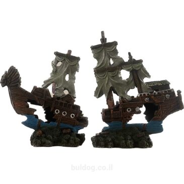 ספינה חצוייה 506912 דקורציה לאקווריום