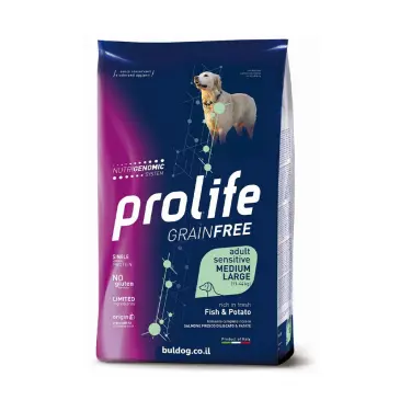 פרולייף גריין פרי דג ותפוחי אדמה לכלב בוגר
