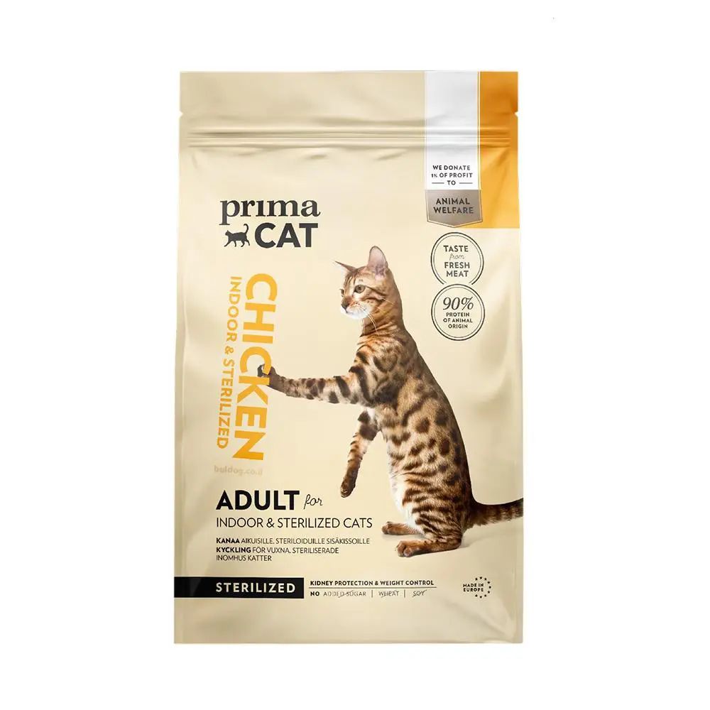 פרימה קט בוגר מעוקר 4 קג