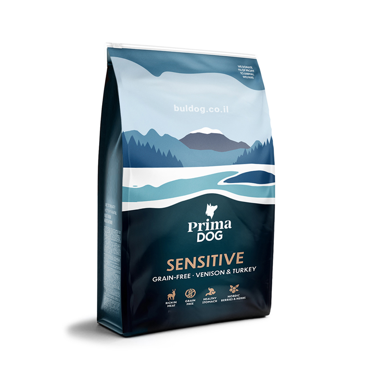 פרימה דוג 3 קג סנסטיב צבי והודו